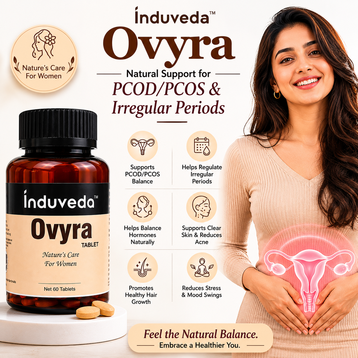Induveda Ovyra Tablet - Ayurvedic Women's Health Support