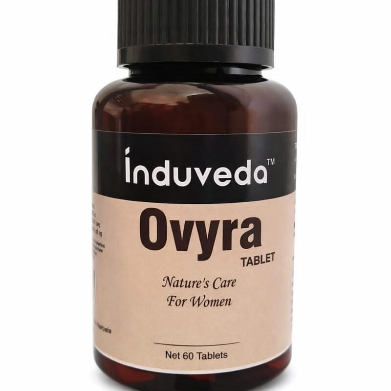 induveda ovyra tablet | ayurvedic women’s health supplement | supports hormonal balance & menstrual health | 60 tablets
